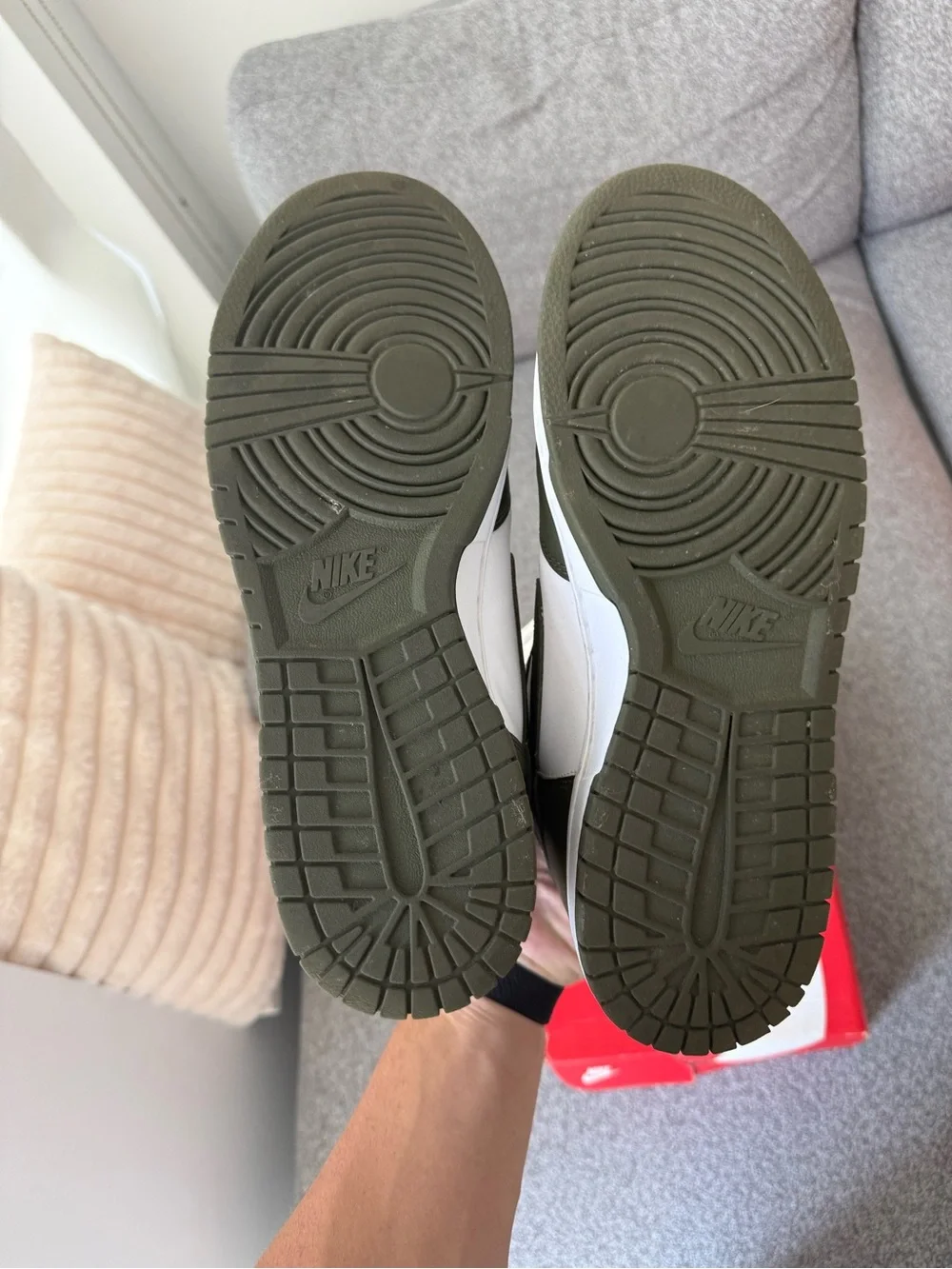 Nike Dunk Hi Retro White/Cargo Khaki